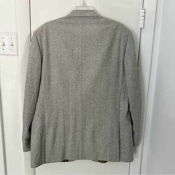 Firado Italia Gray Wool Men’s Blazer Jacket 44R Super 140’s - Picture 2 of 10